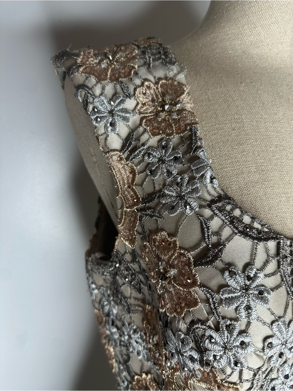 Terani Couture - One Shoulder Floral Cocktail Dress - Picture 6 of 16